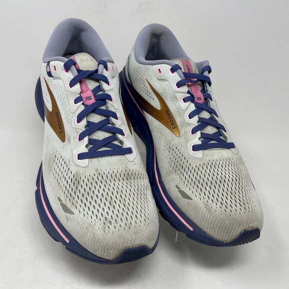 Brooks Ghost 15 Run Shoes Mens Sz 13 Gray Gold 6,4,8:I.5.4 0 - Picture 4 of 13